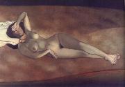 Felix Vallotton Female Nude Lying on the Beach oil painting picture wholesale